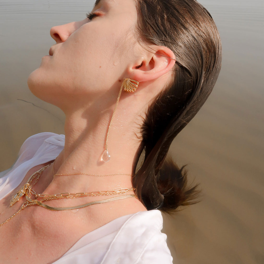 POTOSKA x YOJ Tavro Drop Earrings