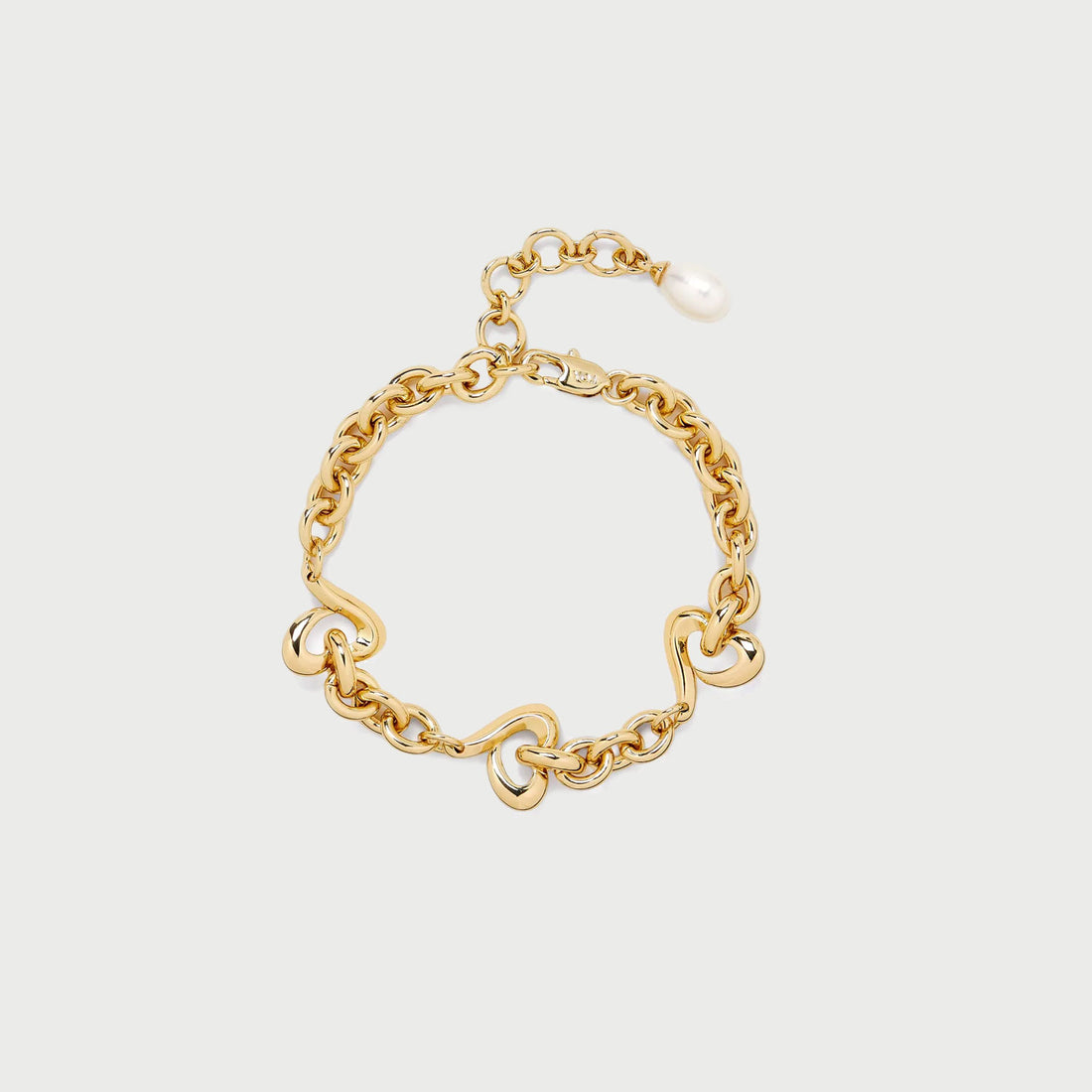Agape Chain Bracelet in Gold