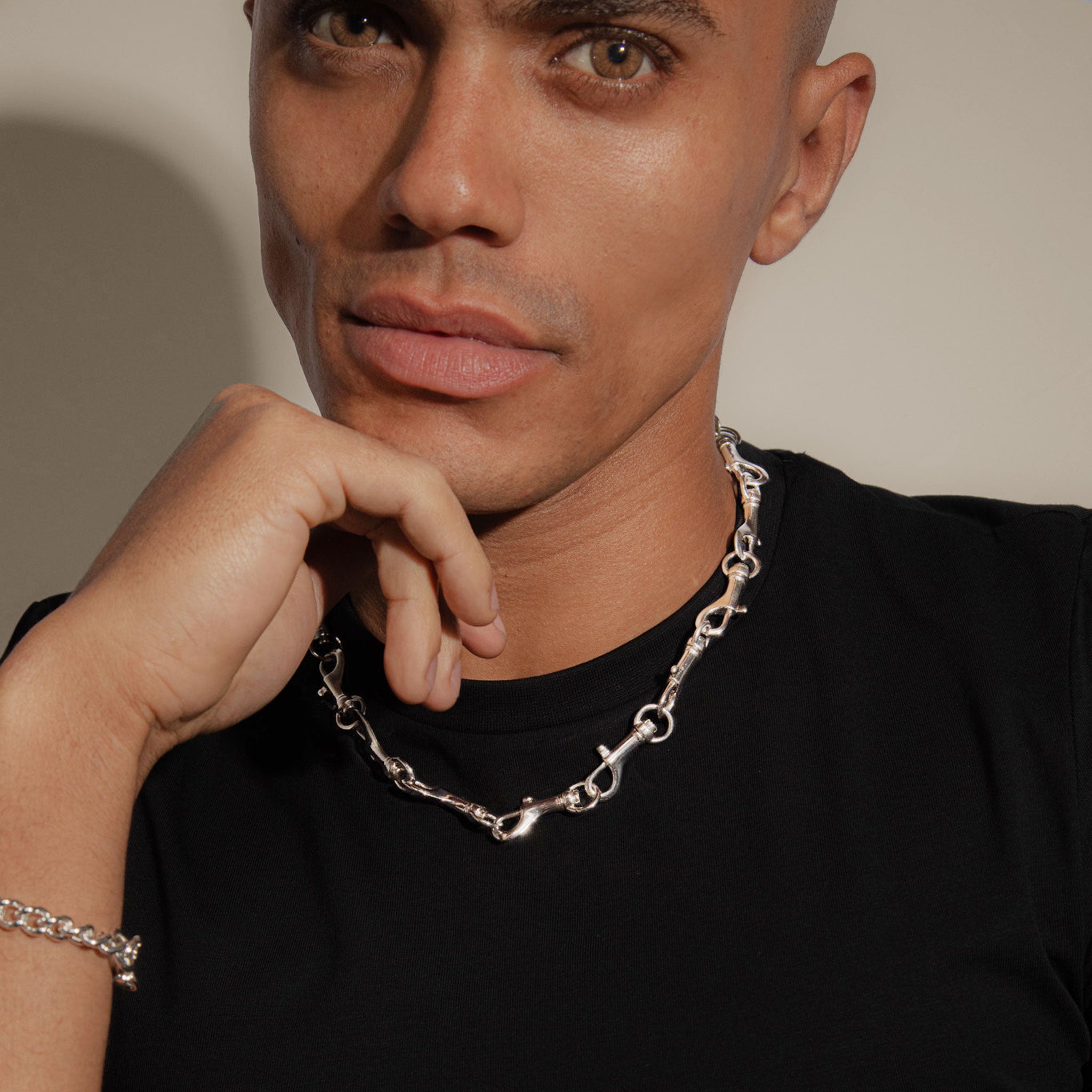 Infinity Necklace in Silver