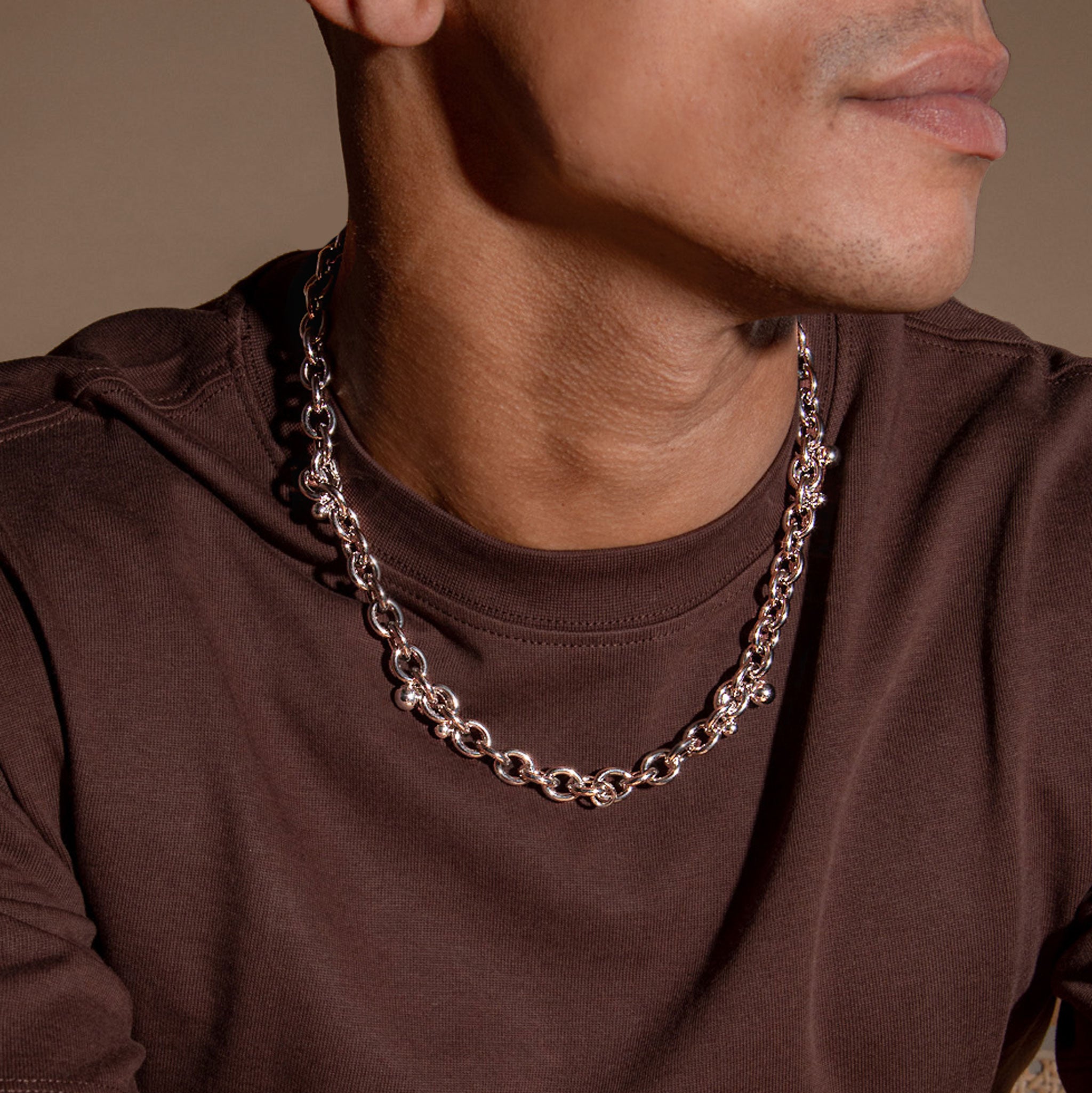 Boll Necklace in Silver