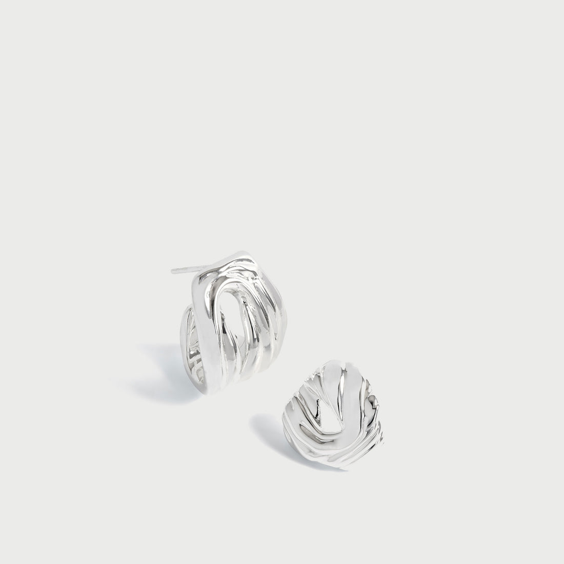 Marlo Maxi Mix Match Studs in Silver