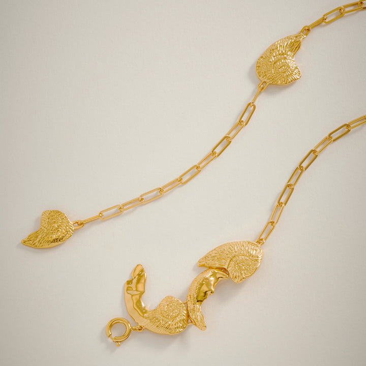 Shell Oldi Medium Necklace in Gold