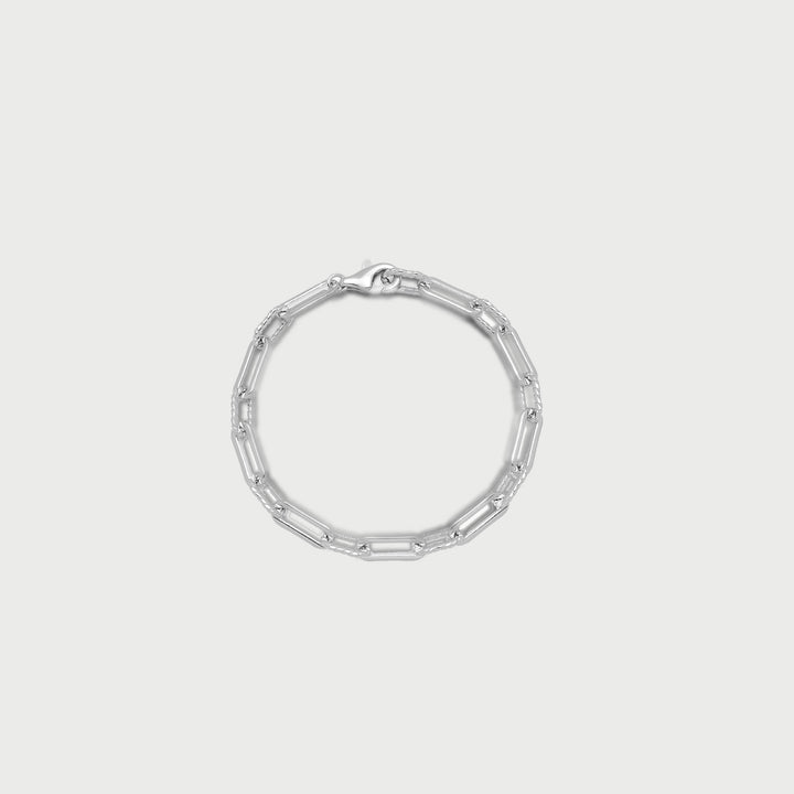 Oto Rope Slim Chain Bracelet in Silver