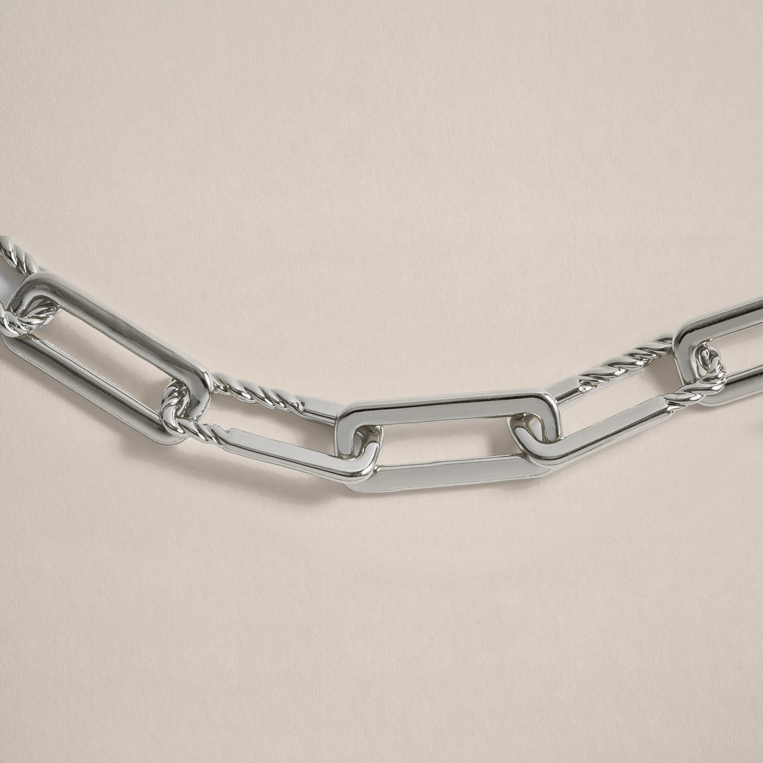 Oto Maxi Rope Chain Bracelet in Silver