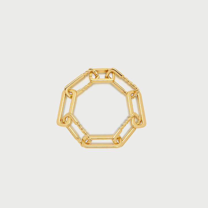 Oto Large Maxi Rope Chain Bracelet in Gold