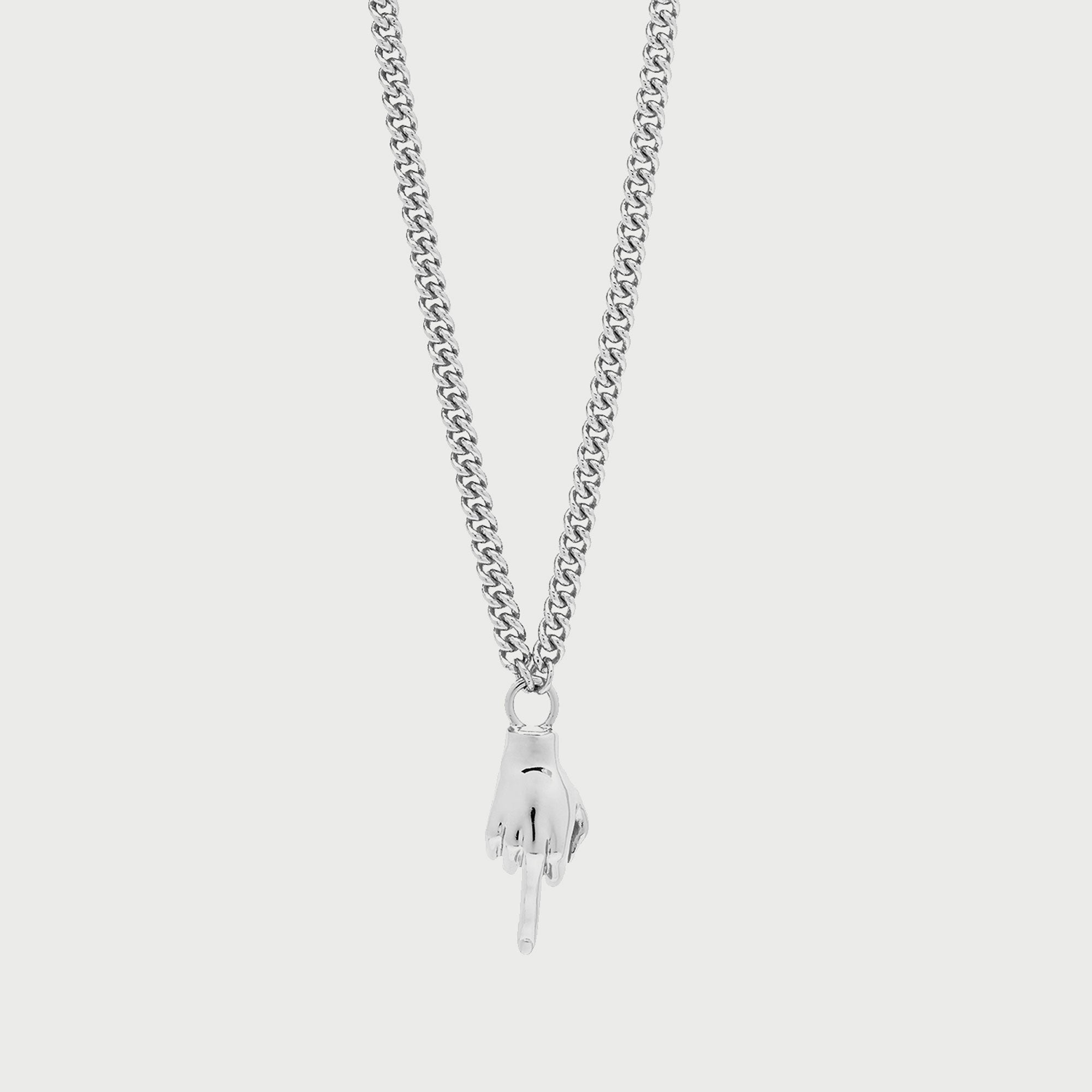 Attitude Necklace in Silver