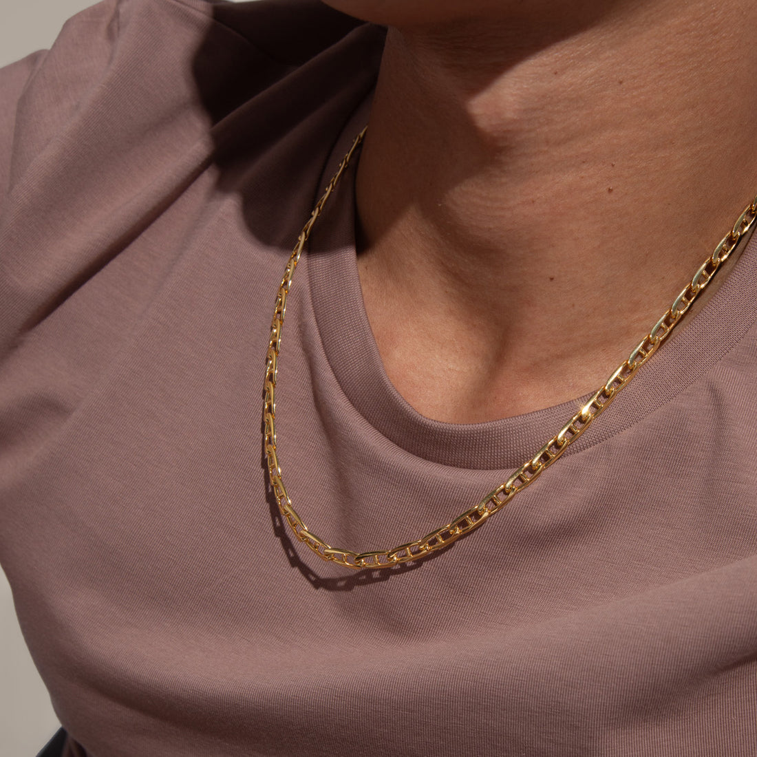 Ramon Figaro Chain Necklace in Gold