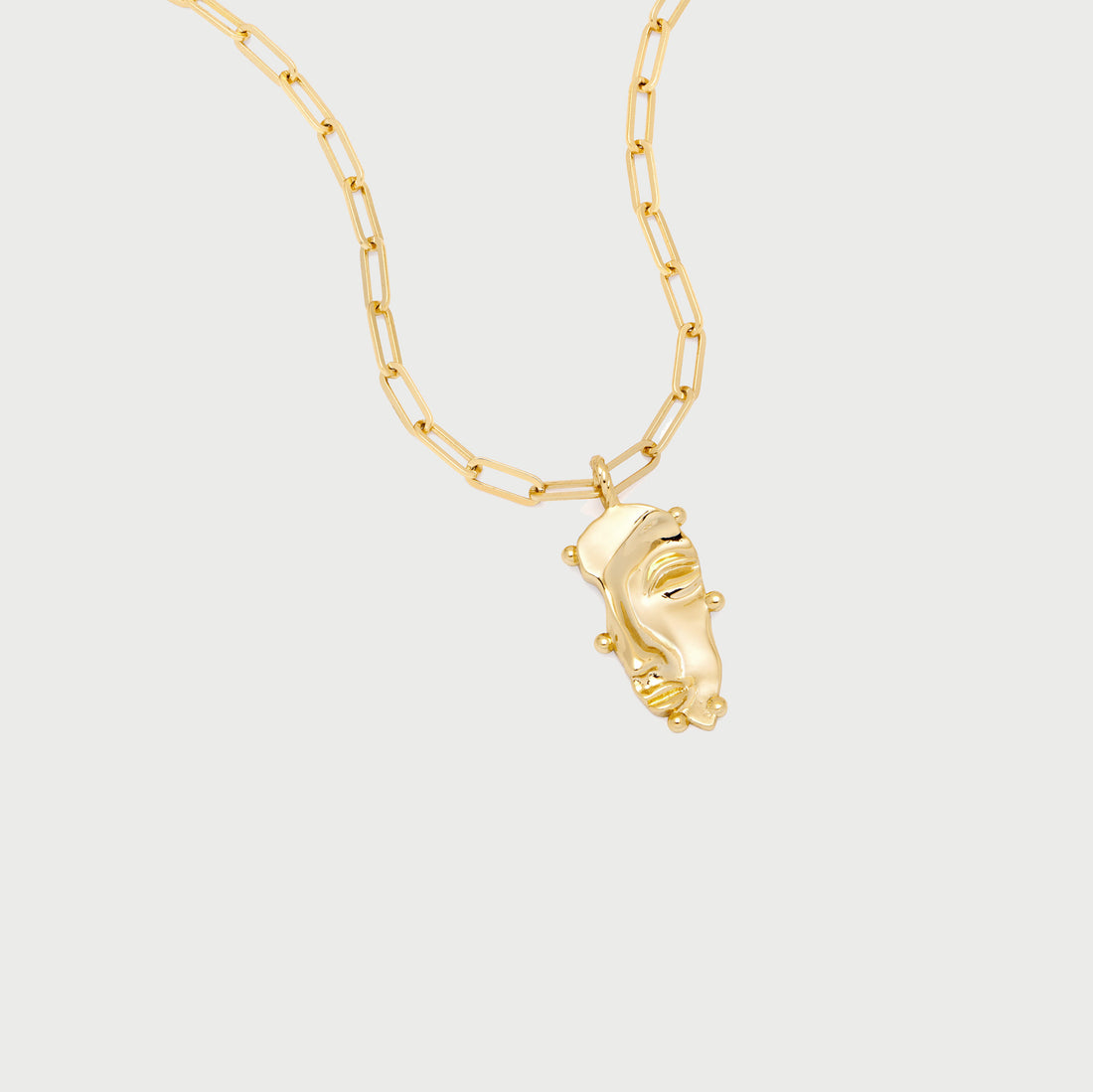 Cara Pendant Medium Necklace in Gold