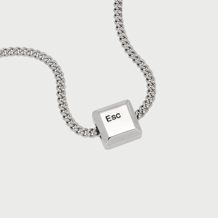 Esc Necklace in Silver