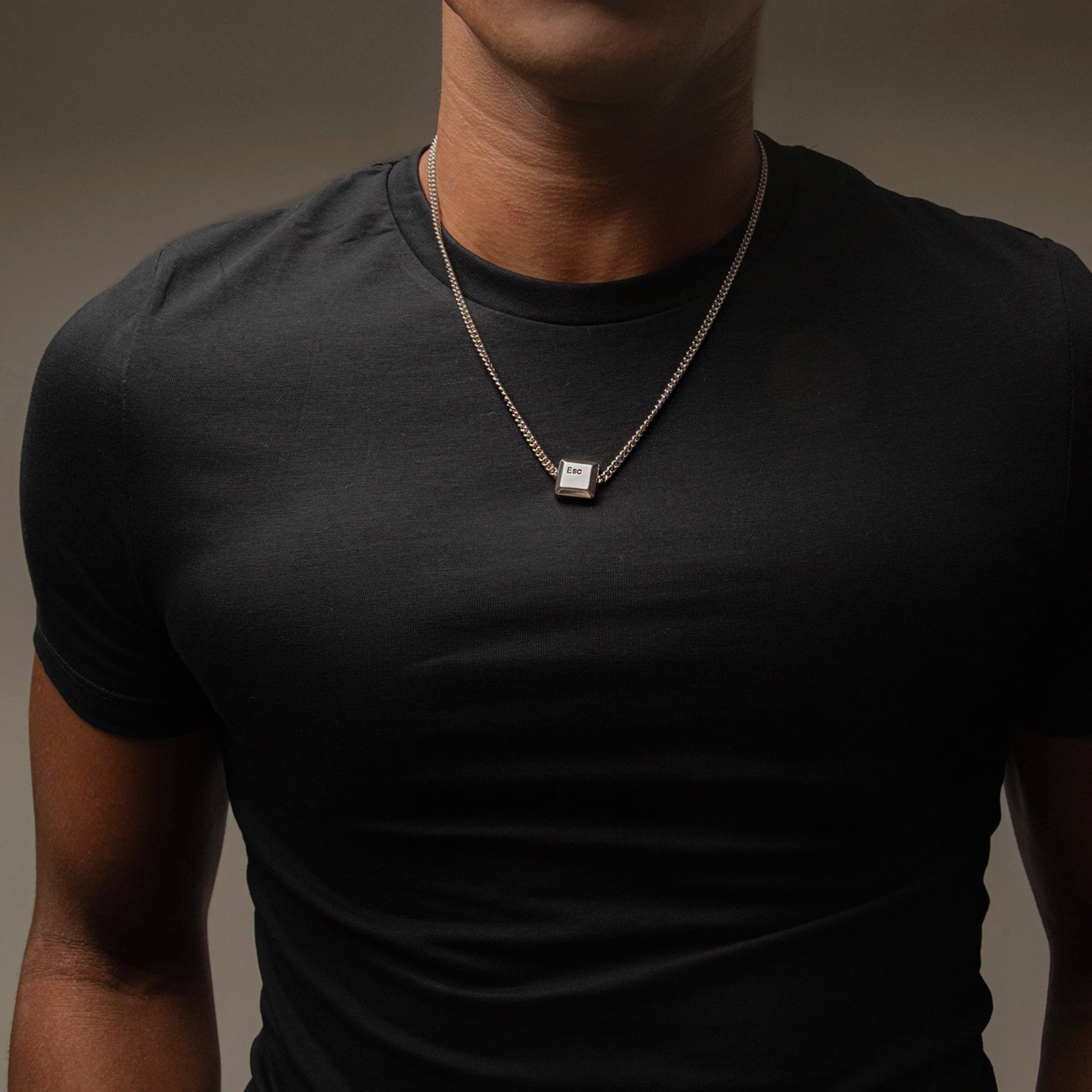 Esc Necklace in Silver