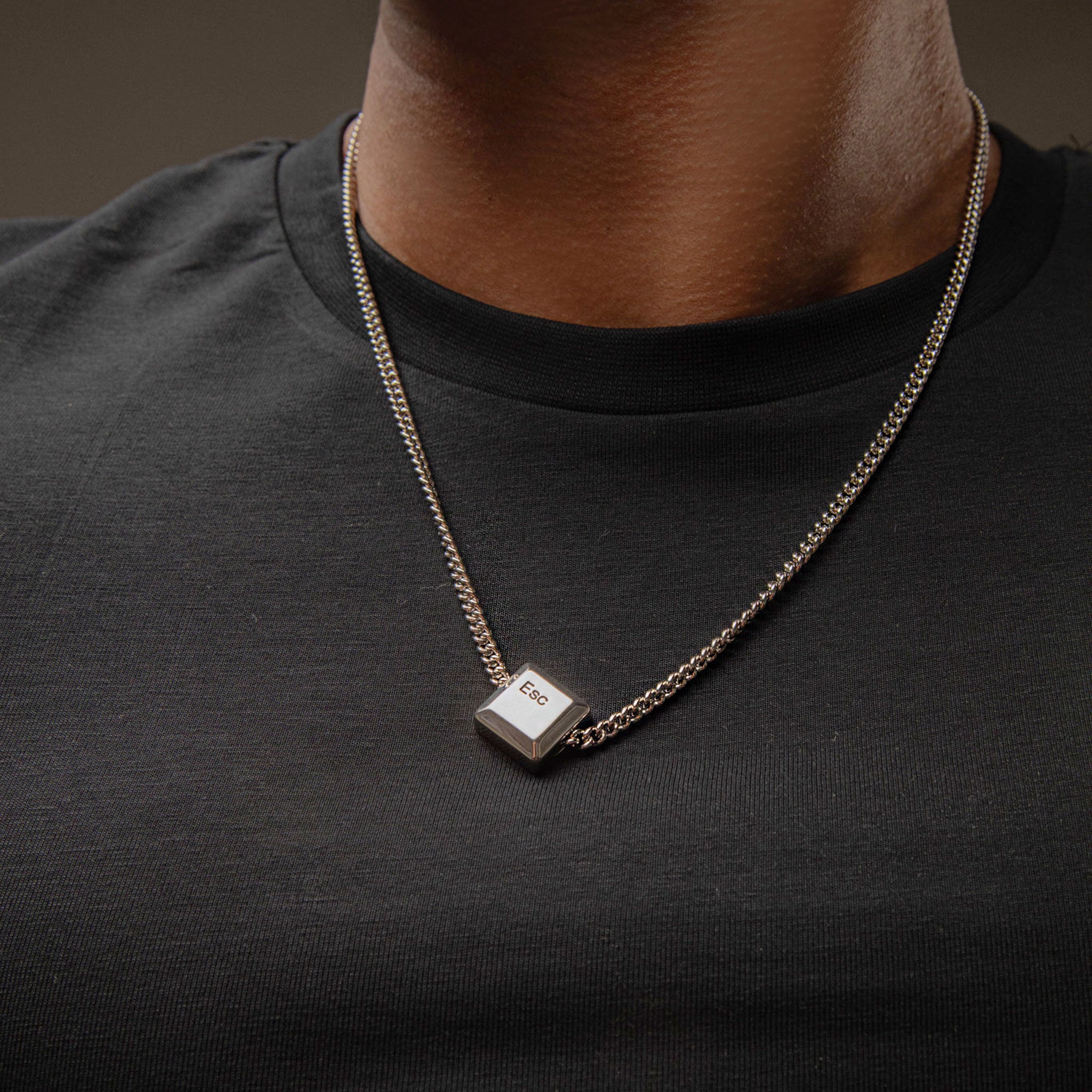 Esc Necklace in Silver