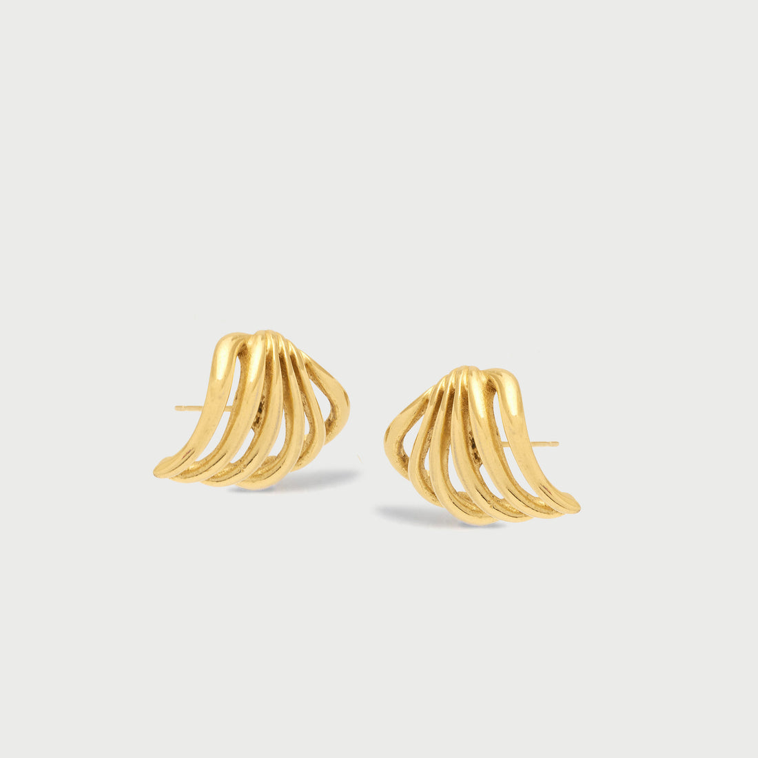 Maxi Claw Stud Earring in Gold