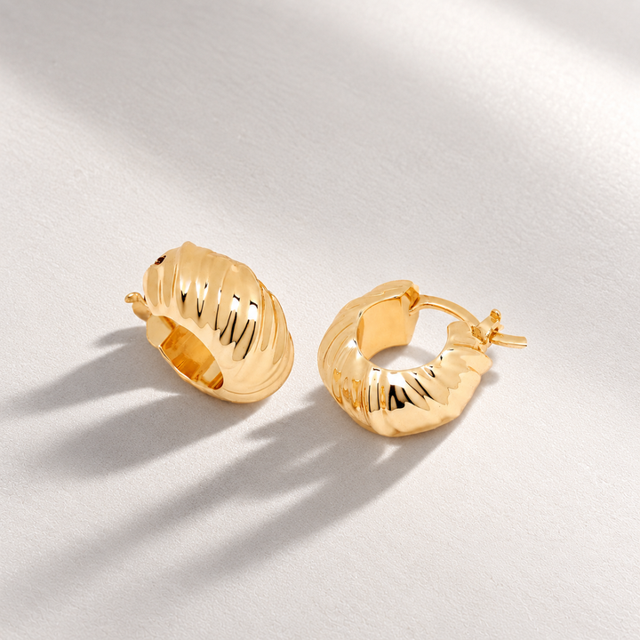 Kola Hoops in Gold