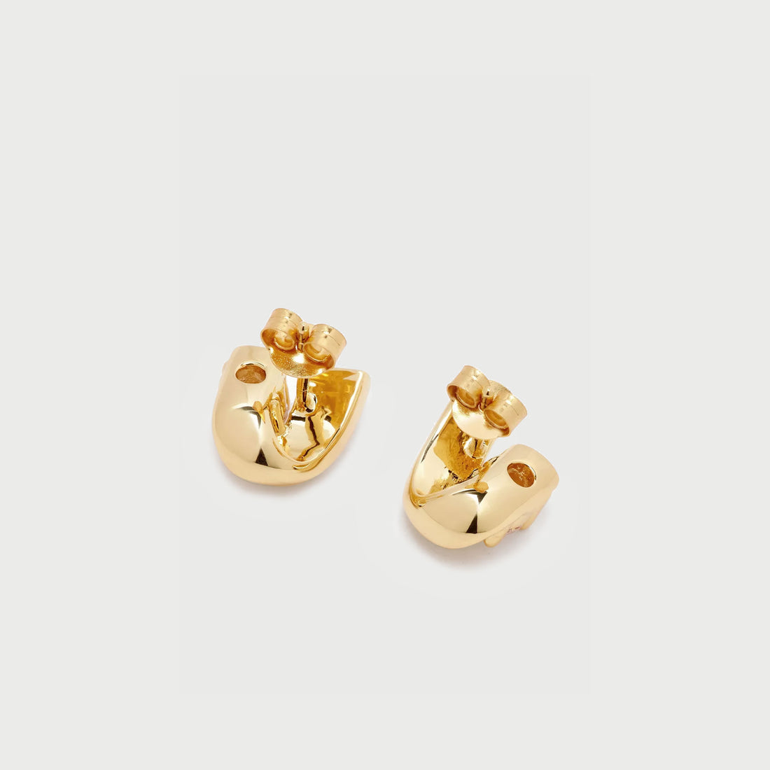 POTOSKA x YOJ Ever Stud Pearl Earrings in Gold