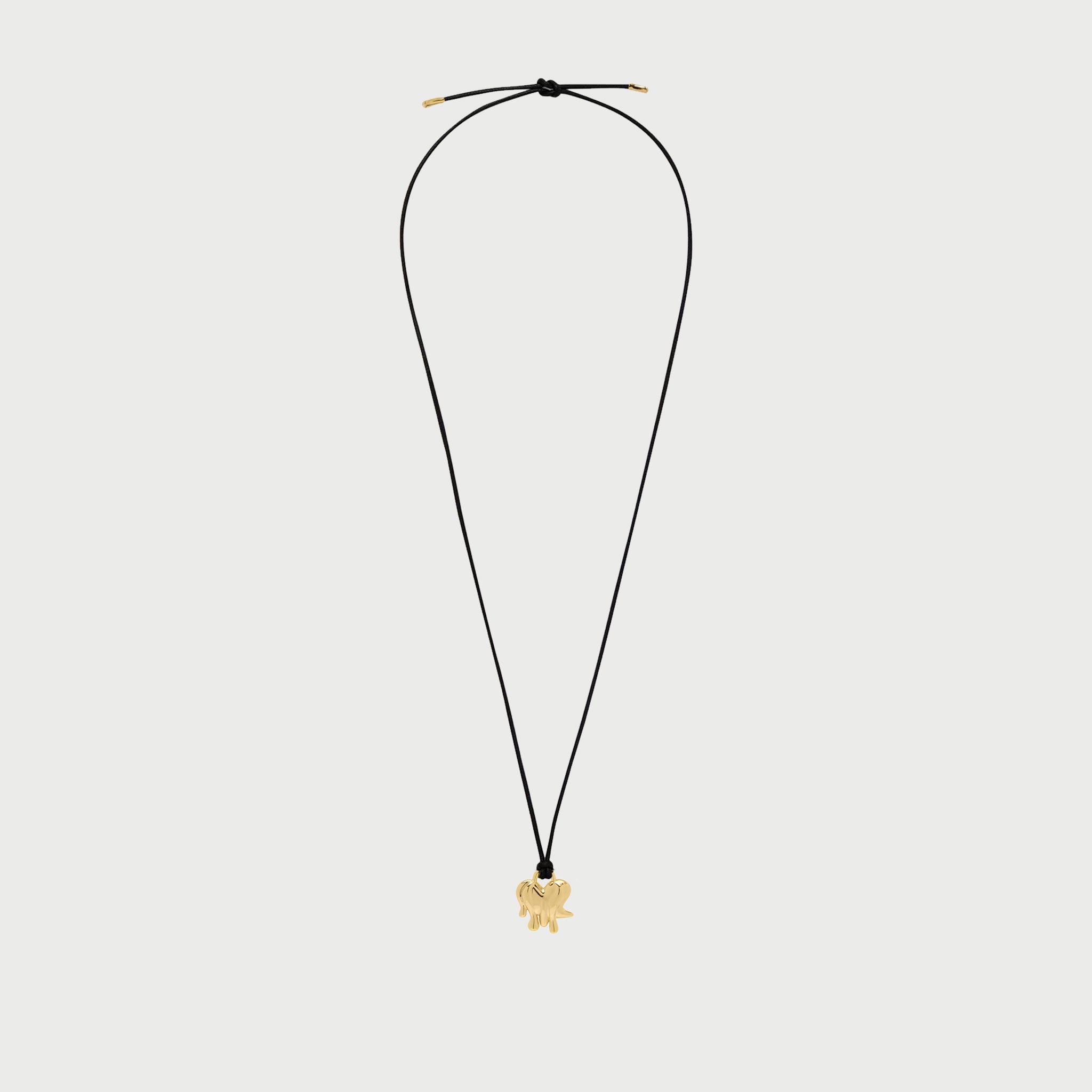 Loff Mini Cord Necklace in Gold and Black