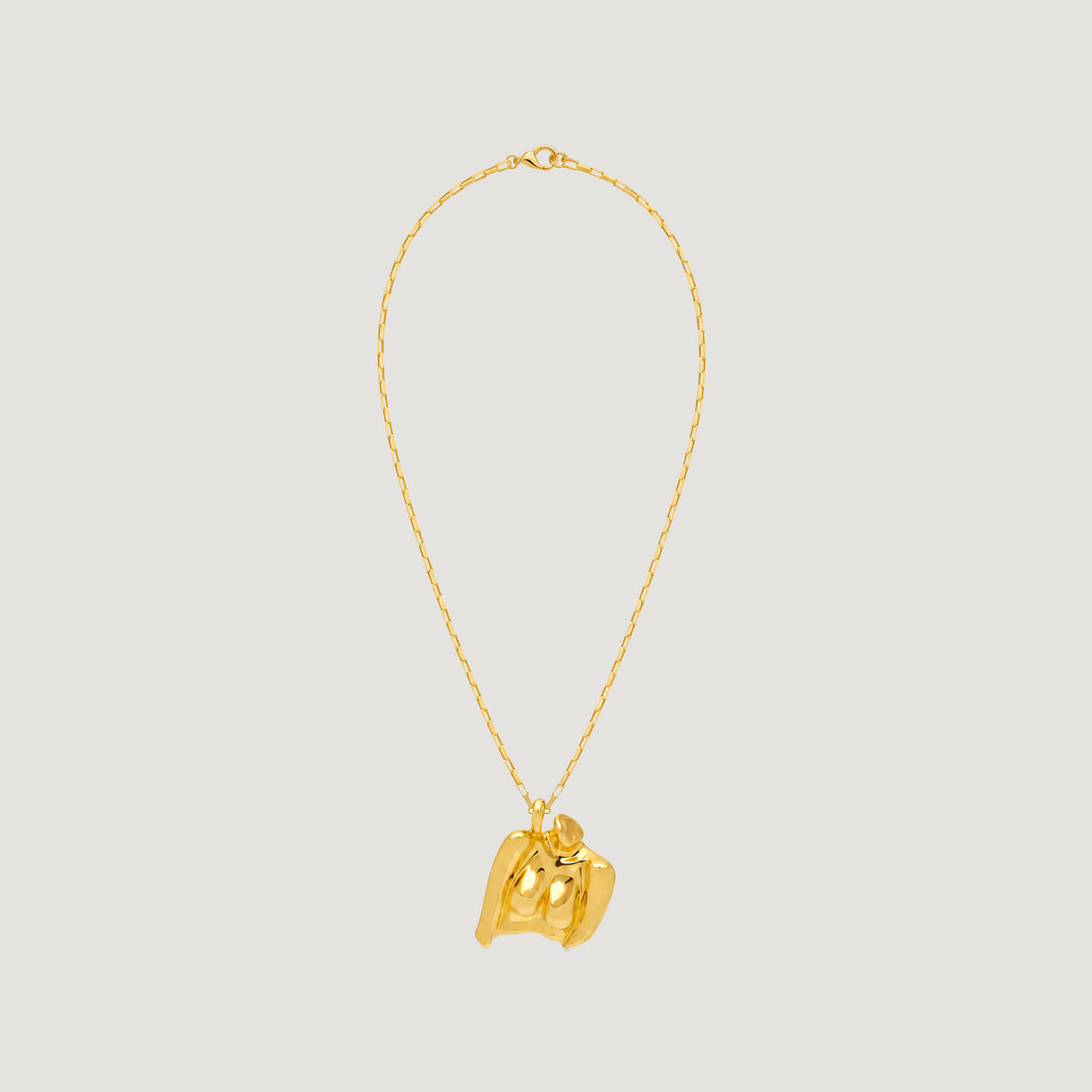 Naked Maxi Pendant Necklace in Gold