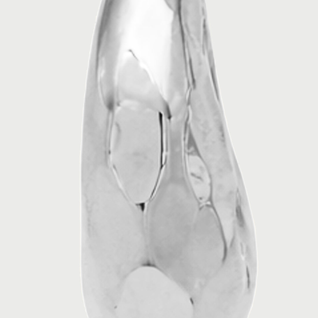 Aalto Mini Hammered Hoop Earrings in Silver