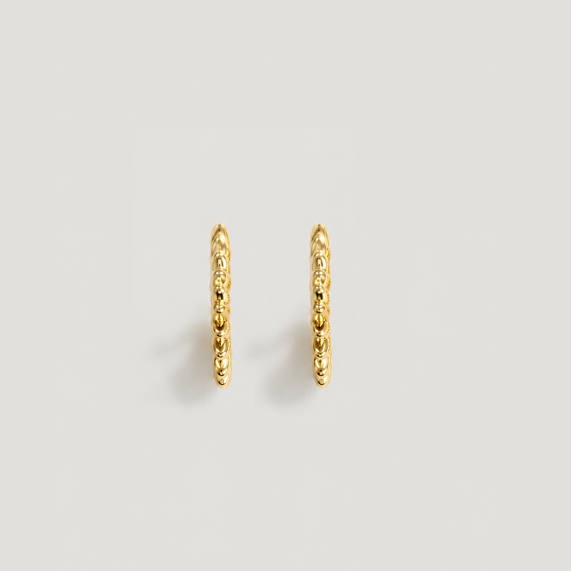 SUN CLAW MIDI HOOPS IN GOLD