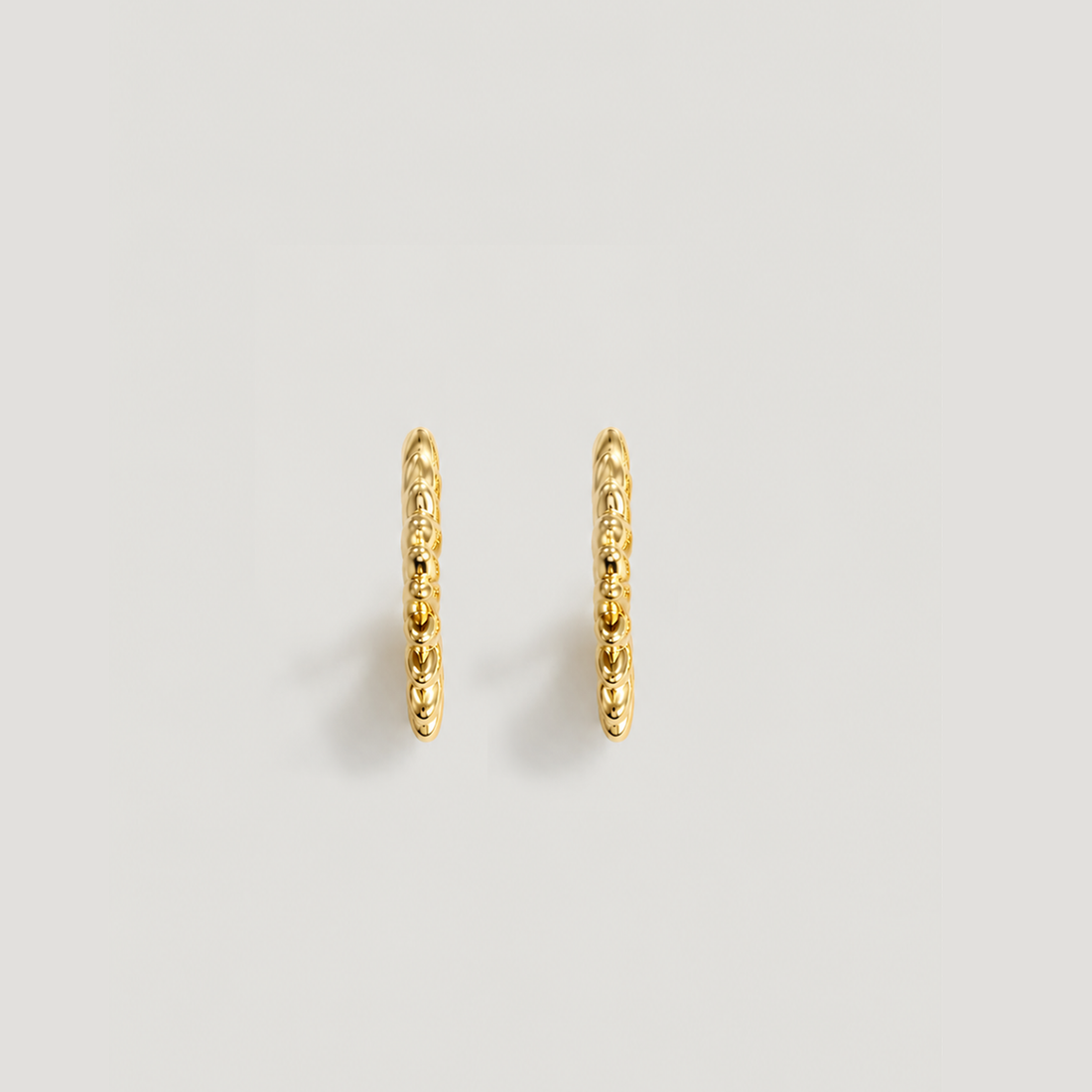 SUN CLAW MIDI HOOPS IN GOLD