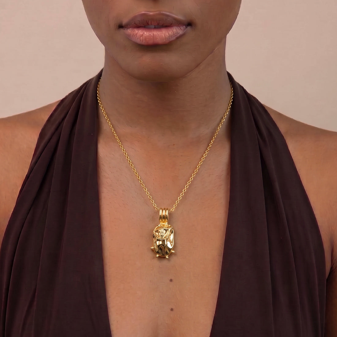 VALEYA GREEK NECKLACE IN GOLD