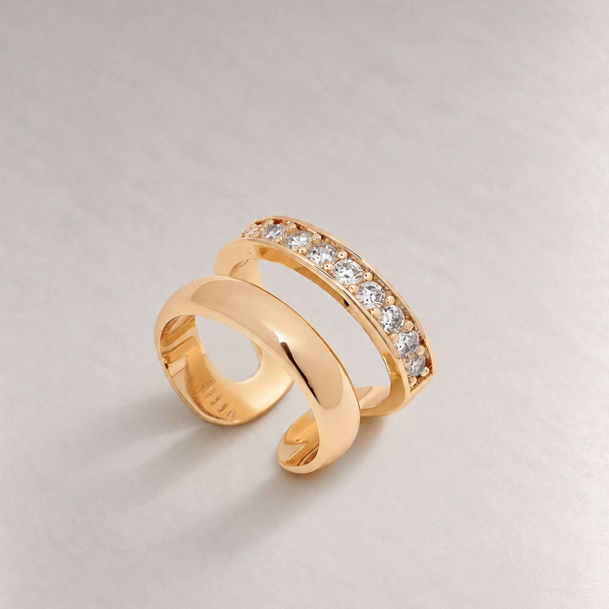 Dante Pave Ring in Gold