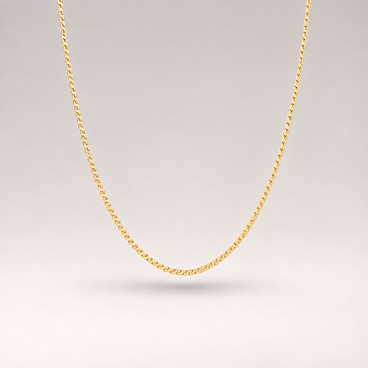 Montana Mini Snake Chain Necklace in Gold