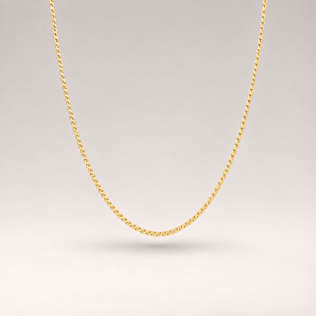 Montana Mini Snake Chain Necklace in Gold