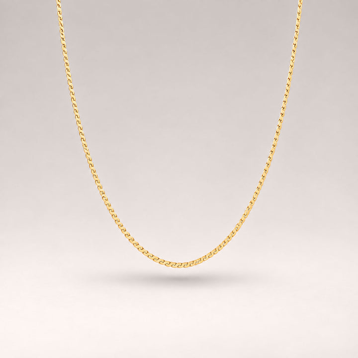 Montana Mini Snake Chain Necklace in Gold