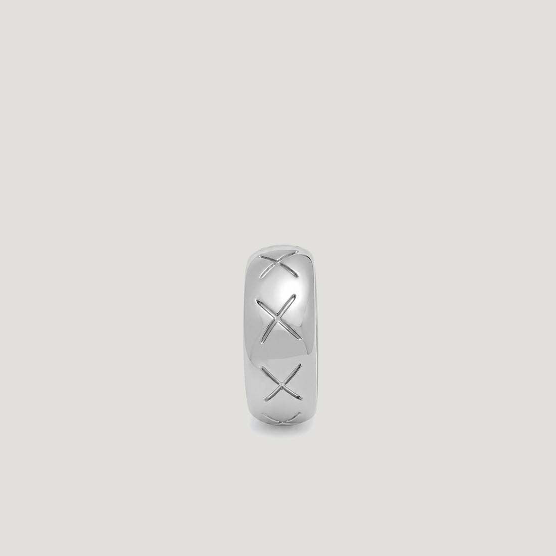 EX BAND RING IN SILVER
