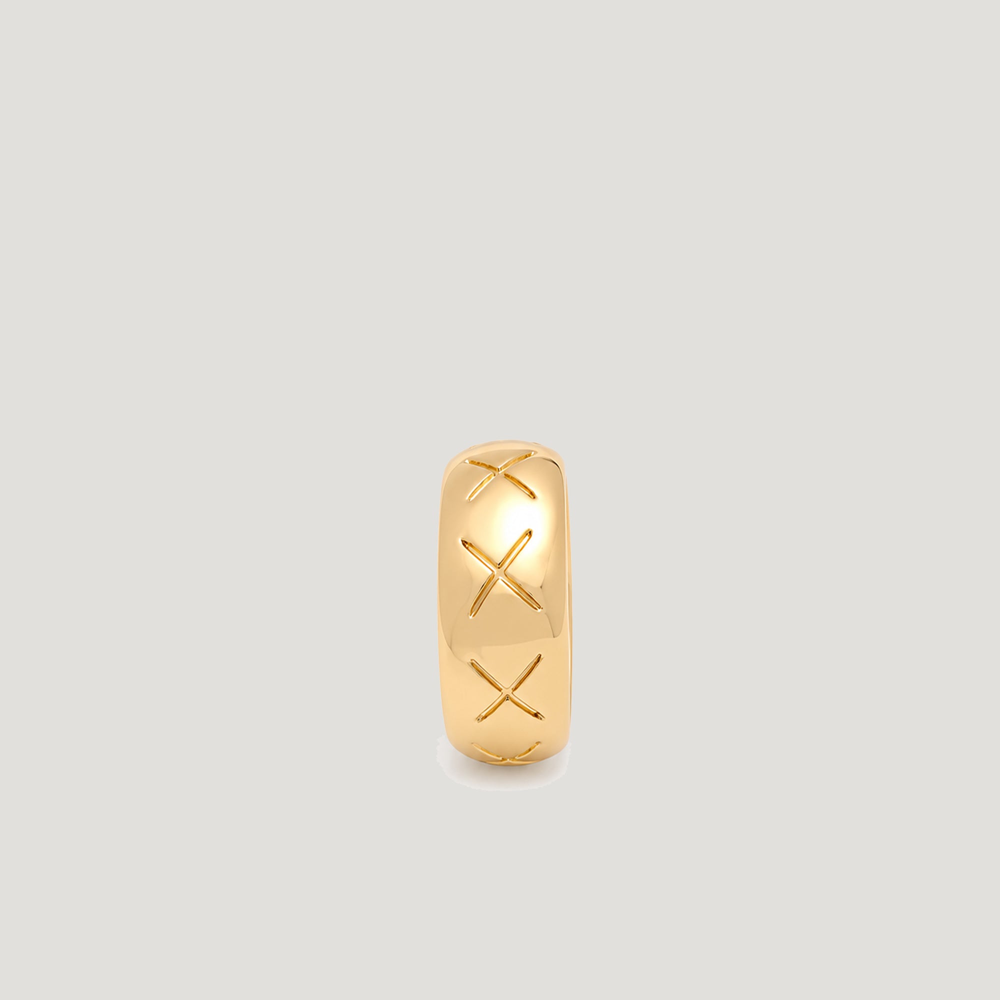 EX BAND RING IN GOLD