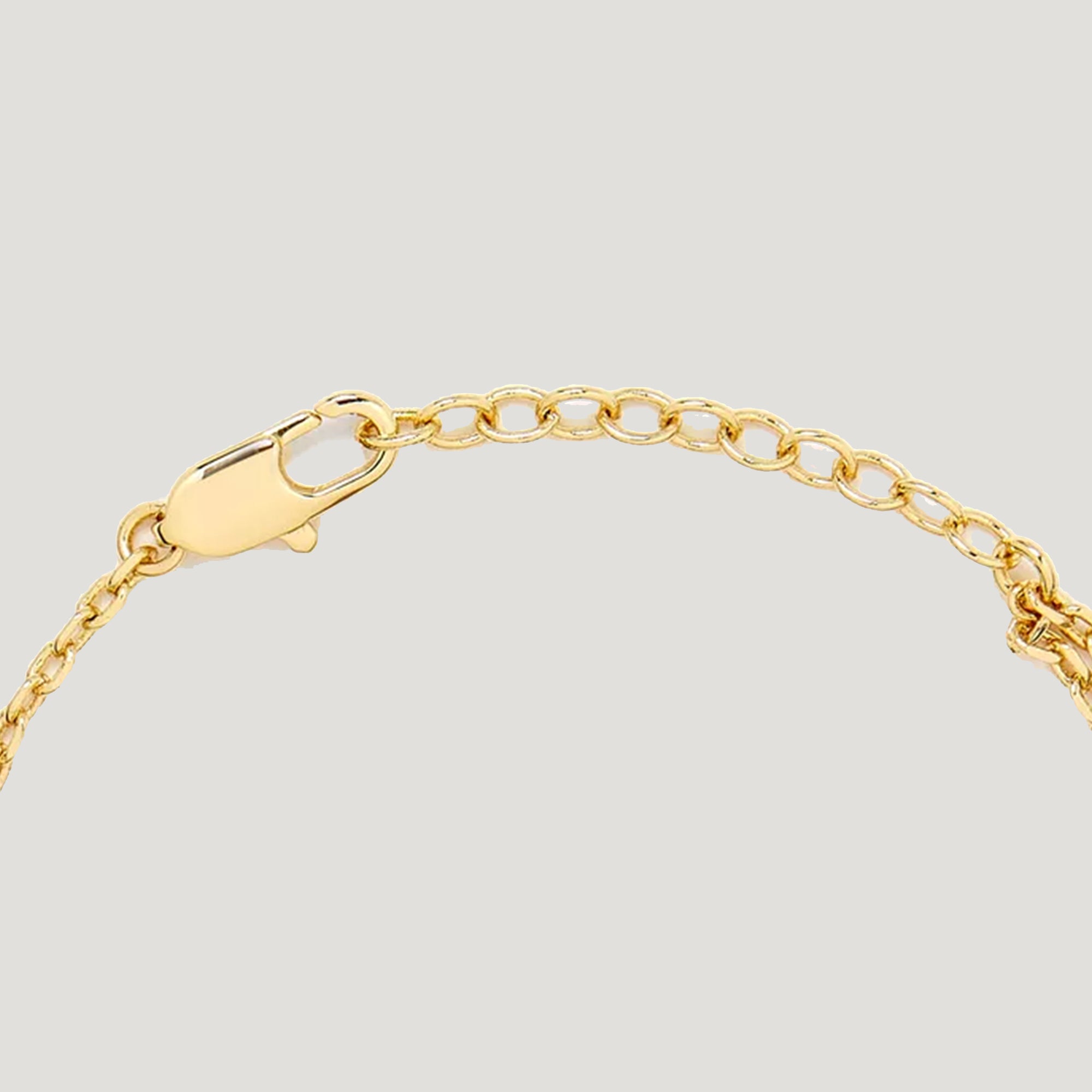 Infinity Necklace in Mix Chains in Gold