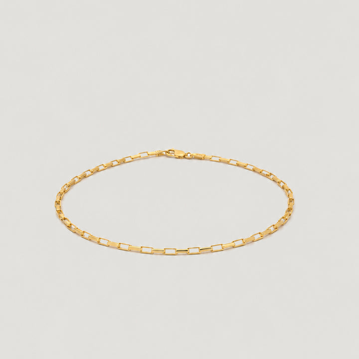 Link Anklet Bracelet in Gold by YOJ