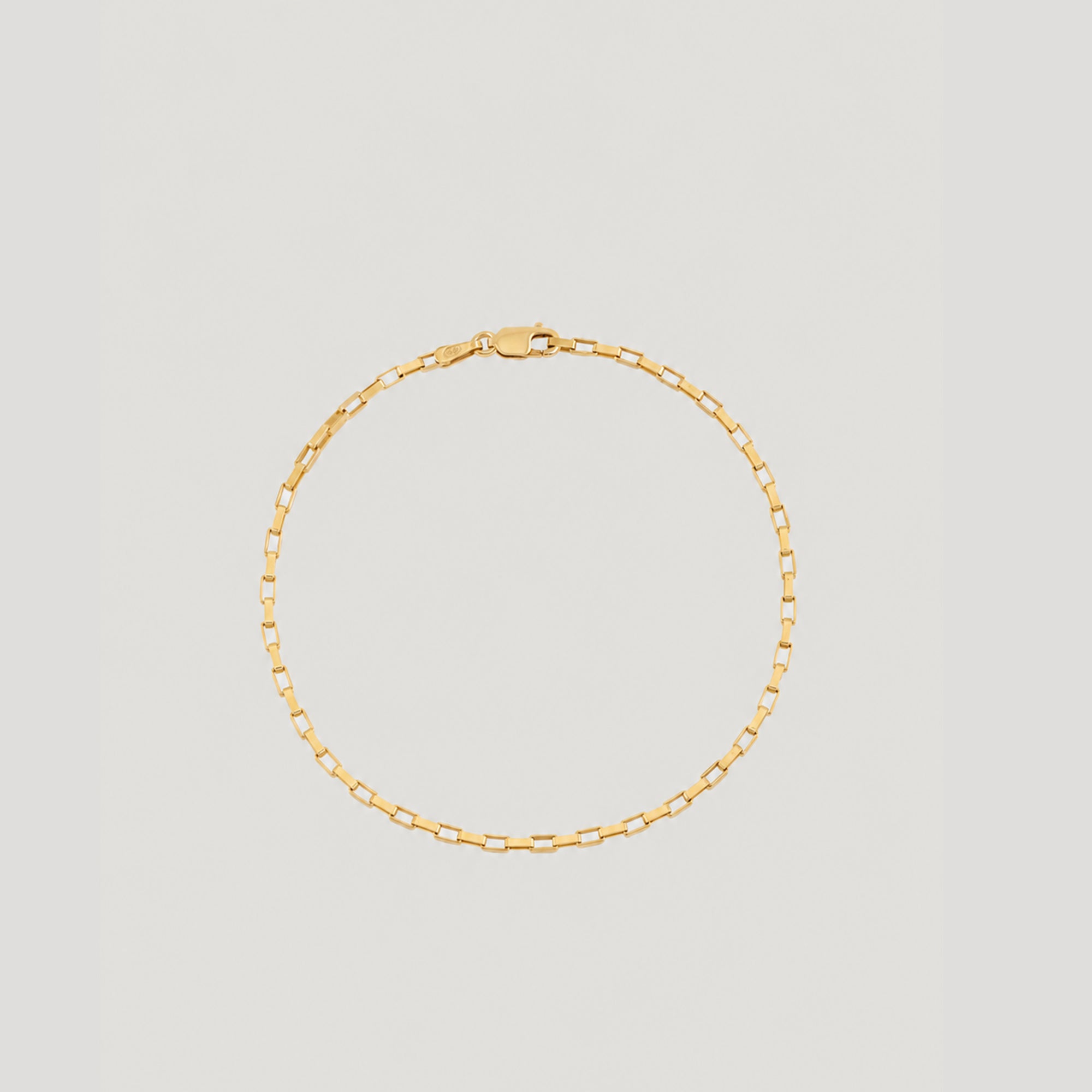 LINK ANKLET BRACELET IN GOLD