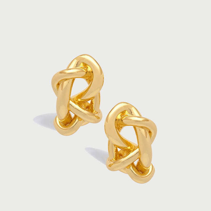 Kalno Maxi Stud Earrings in Gold