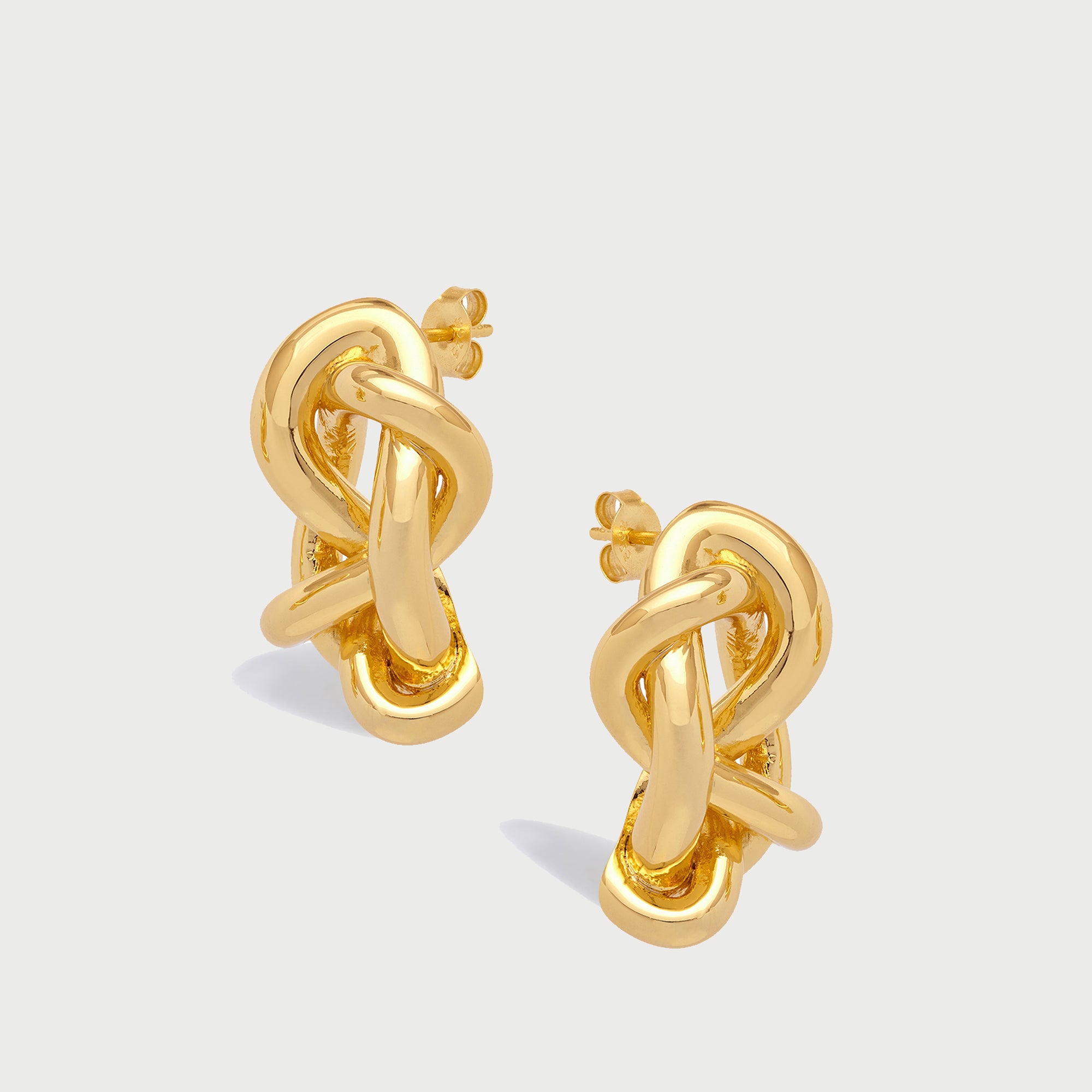 Kalno Maxi Stud Earrings in Gold