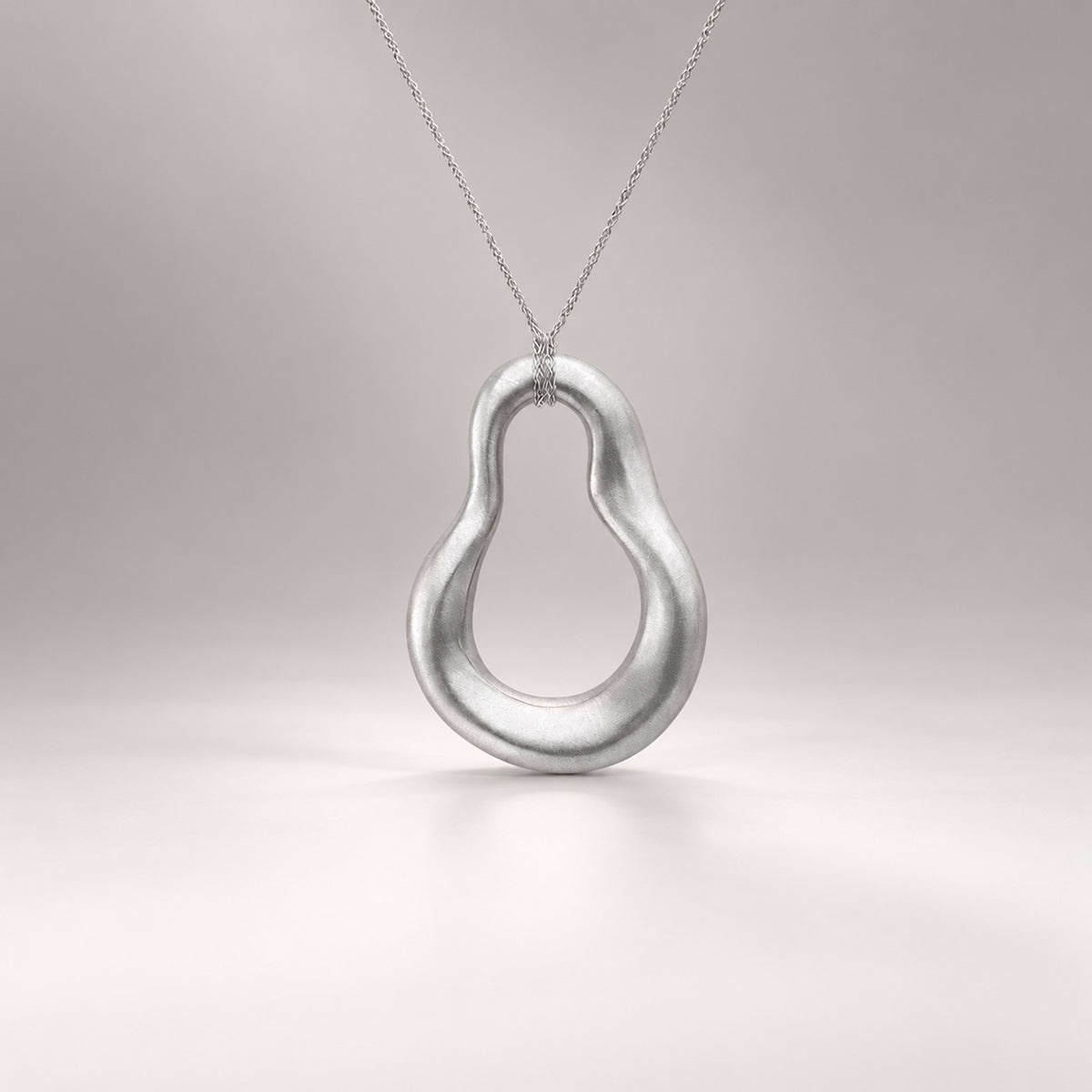 Nova Wave Necklace in Silver