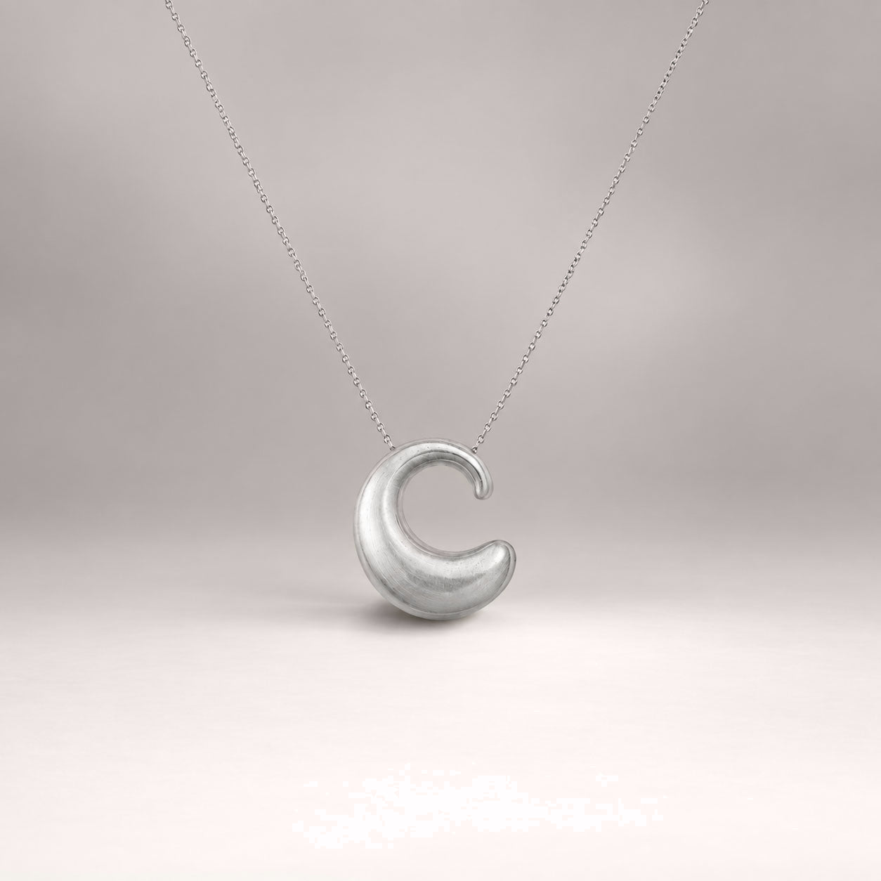 Astra Liquid Necklace in Silver