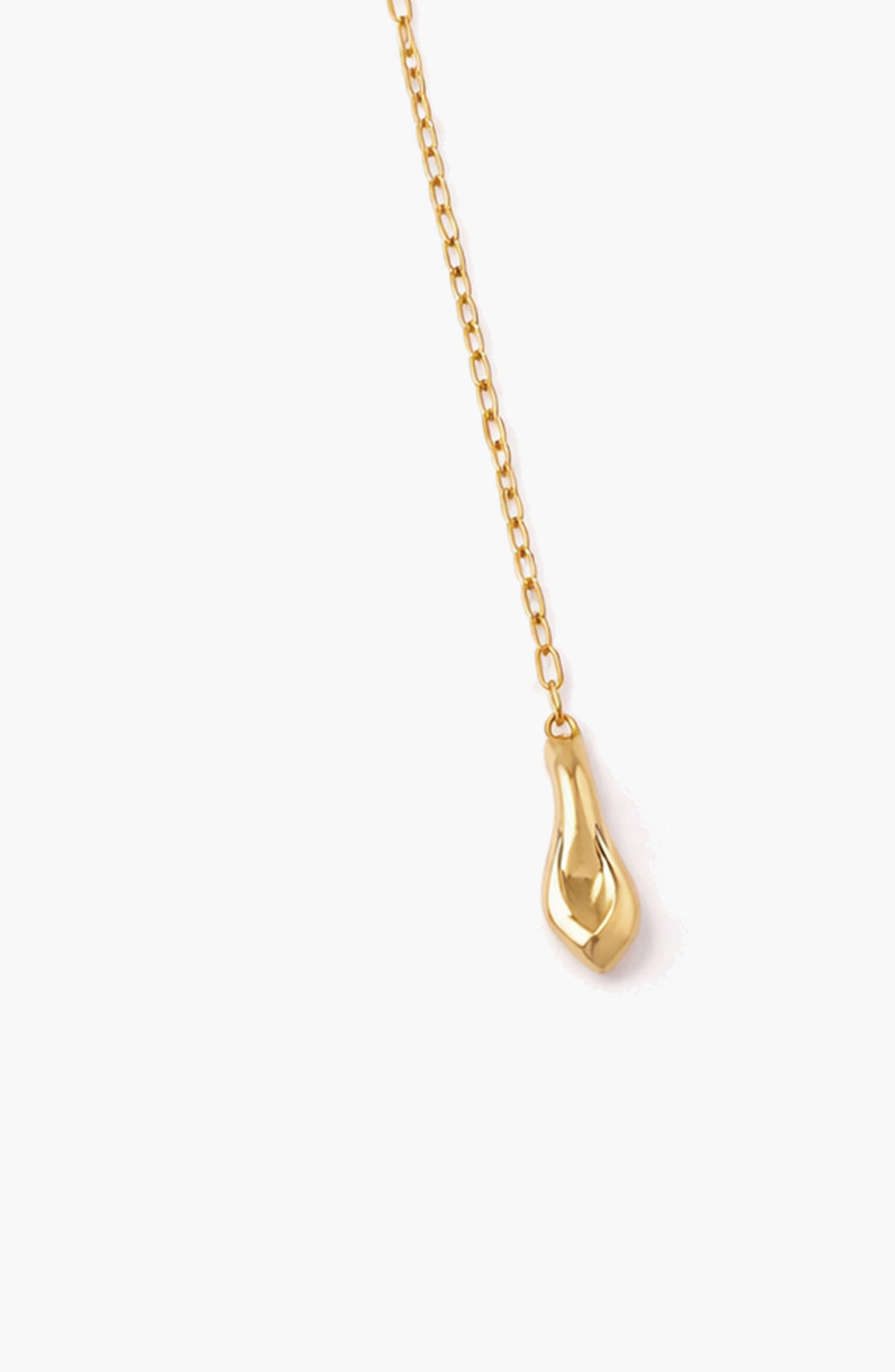 Minos Lariat Long Necklace in Gold