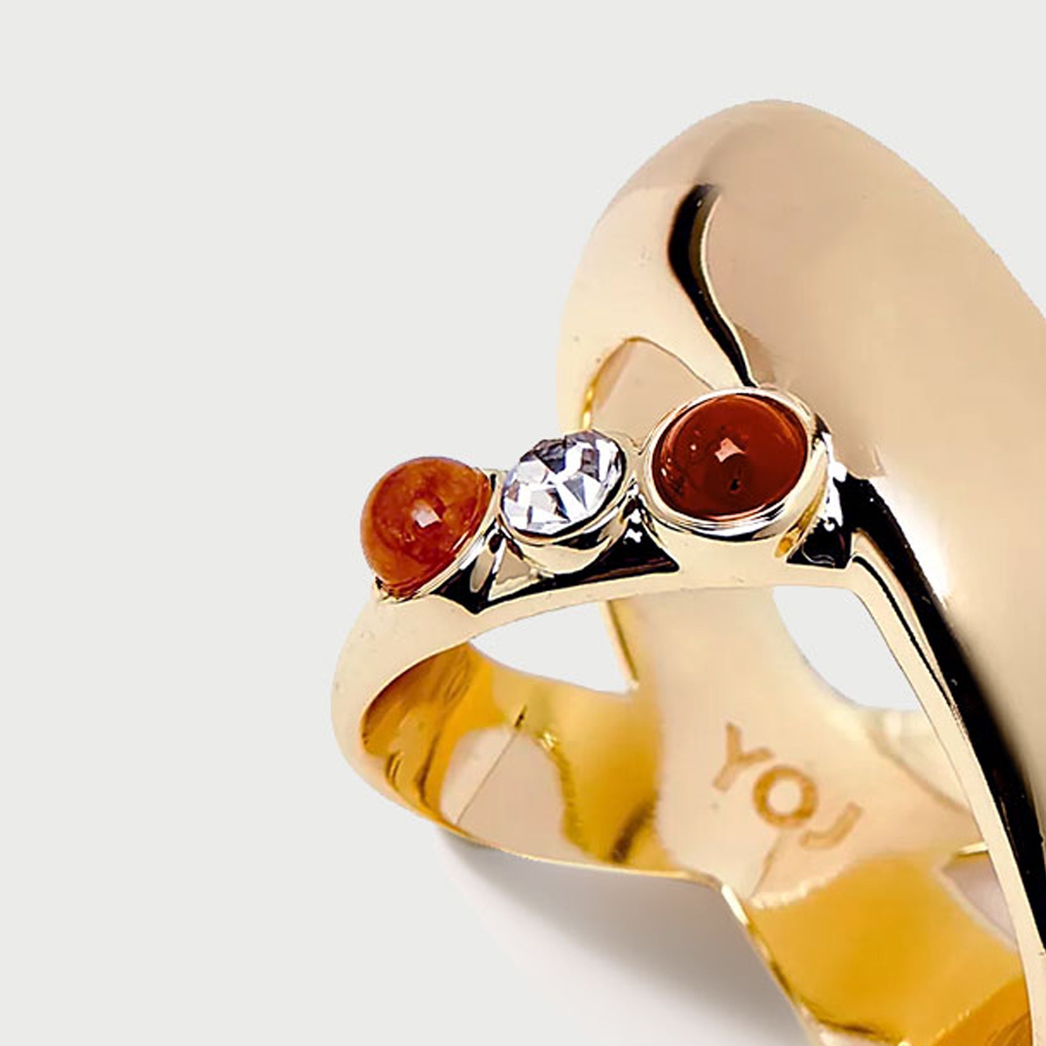 Arelo Stone Constellation Ring in Gold