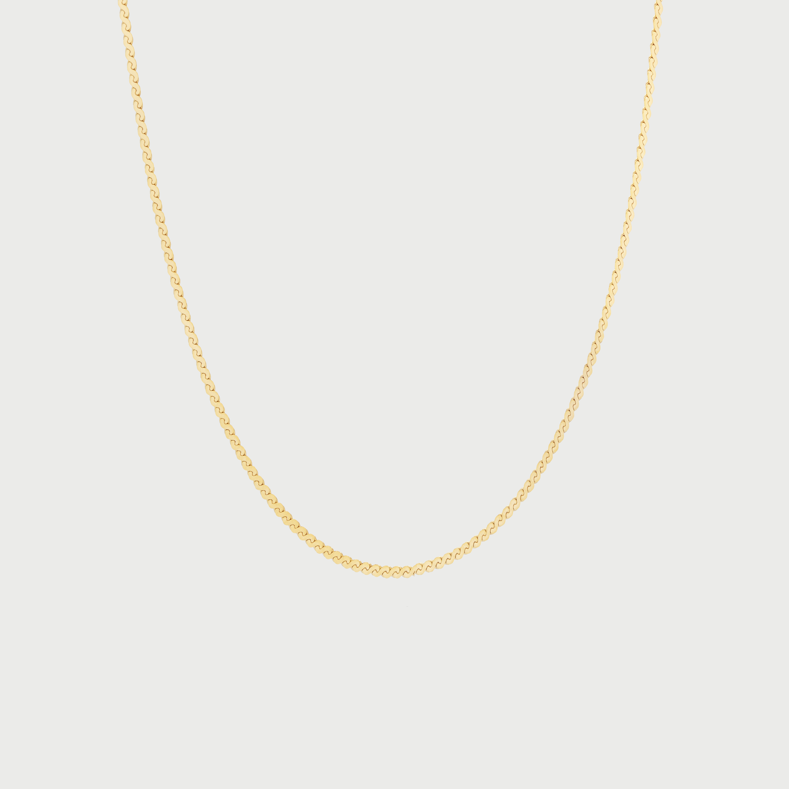 Montana Mini Snake Chain Necklace in Gold