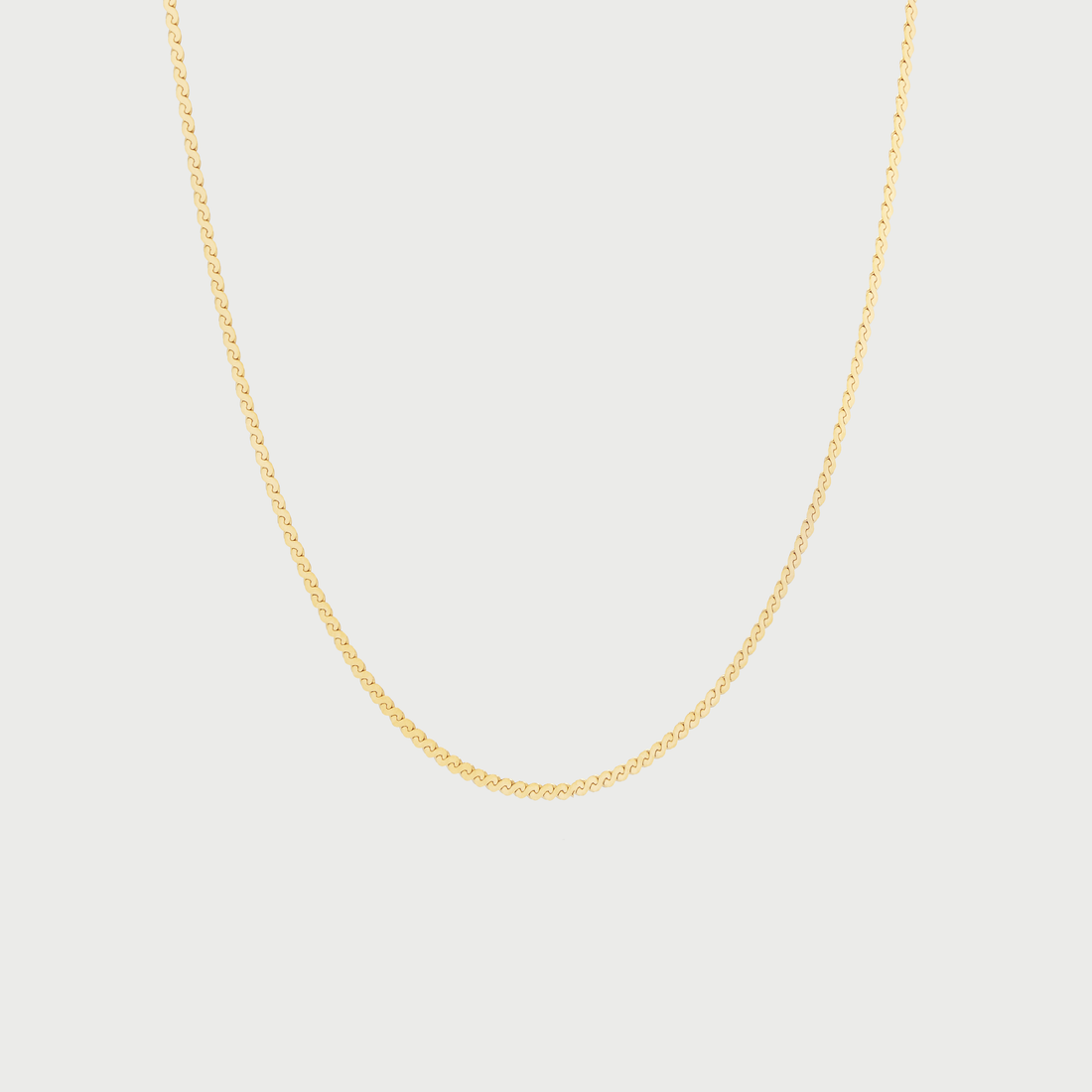 Montana Mini Snake Chain Necklace in Gold