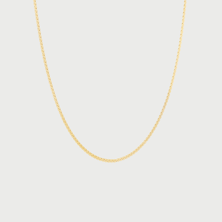 Montana Mini Snake Chain Necklace in Gold