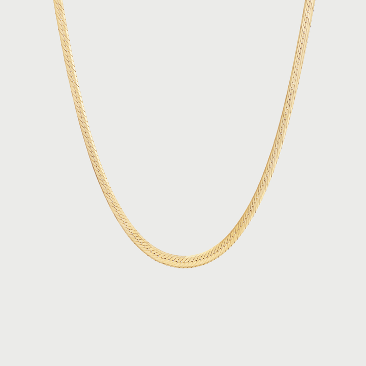 Montana Grande Snake Chain Necklace in Gold