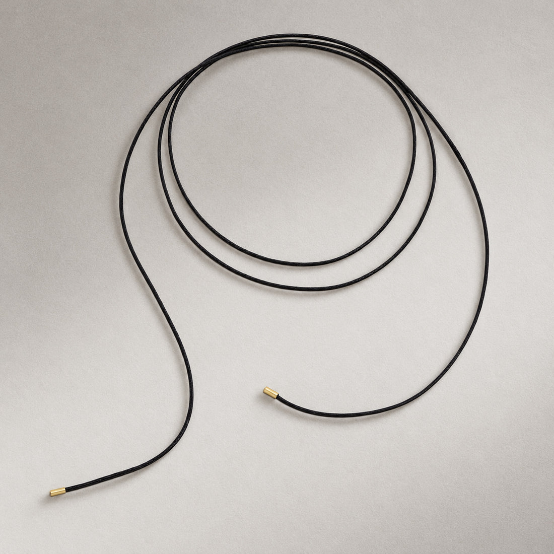 Cord String Necklace in Gold