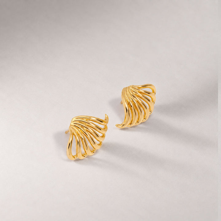 Maxi Claw Stud Earring in Gold