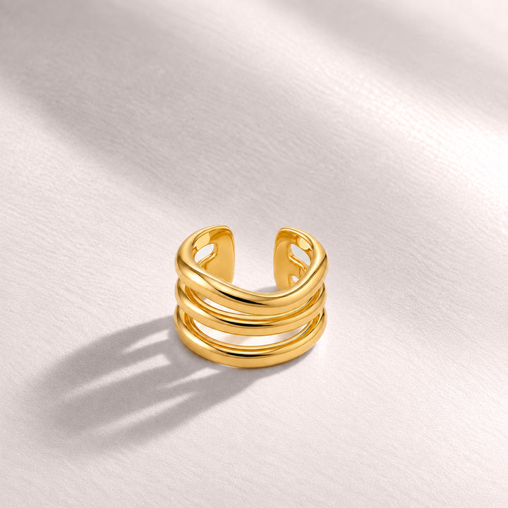 Arc Ring in Gold
