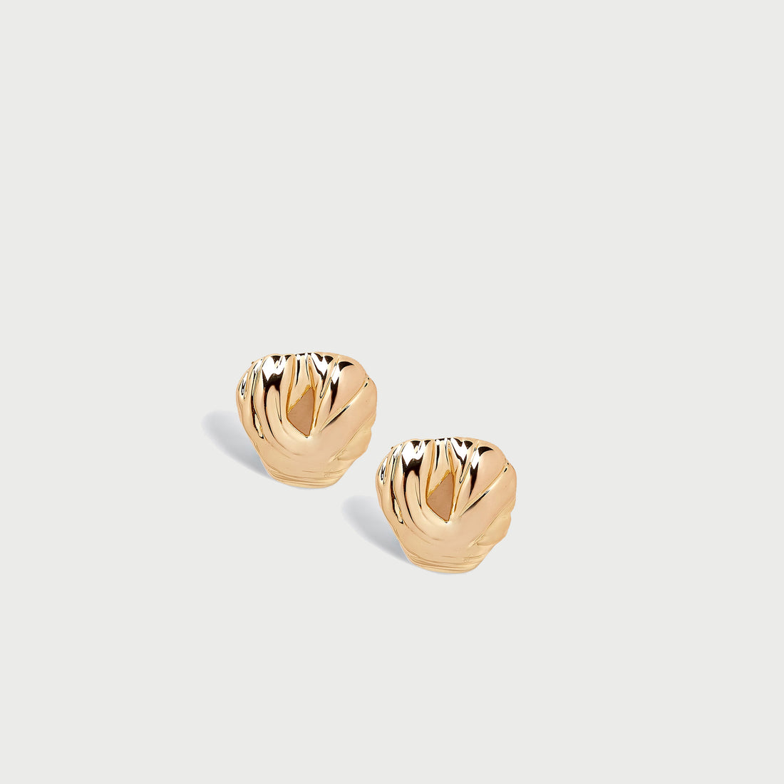 Marlo Midi Studs in Gold