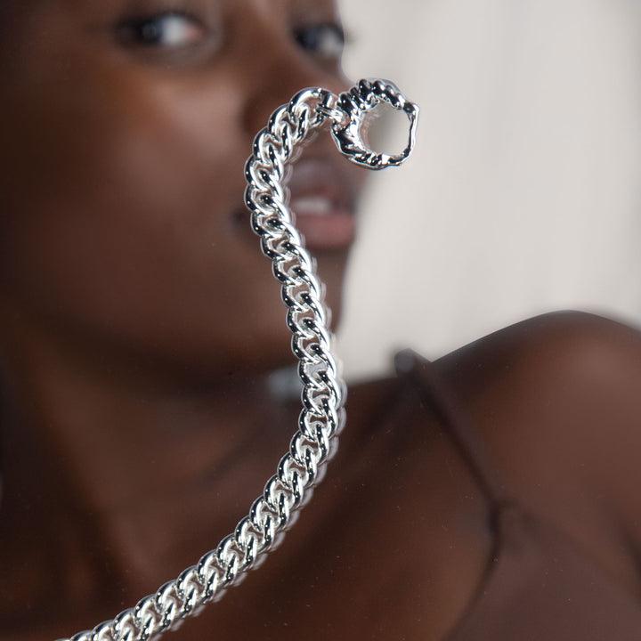 Kyma Maxi Chain Necklace in Silver