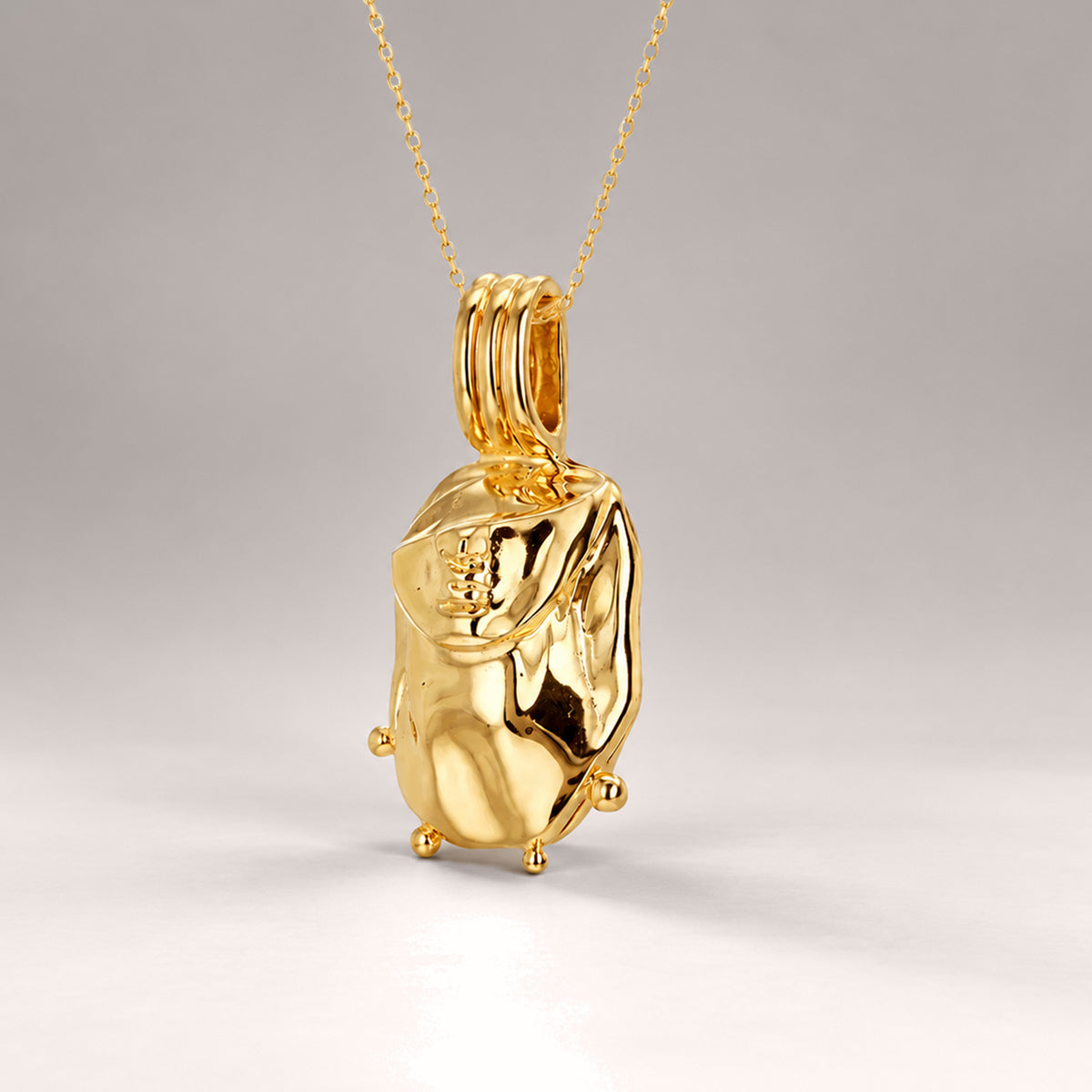 VALEYA GREEK NECKLACE IN GOLD