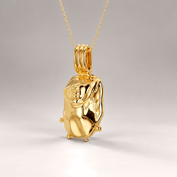 VALEYA GREEK NECKLACE IN GOLD